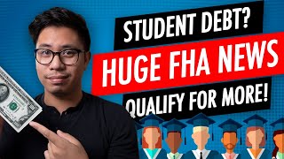NEW FHA Student Loan Guidelines 2021 UPDATE! by Caton Del Rosario - Millennial Mortgage Pro 762 views 2 years ago 4 minutes, 9 seconds
