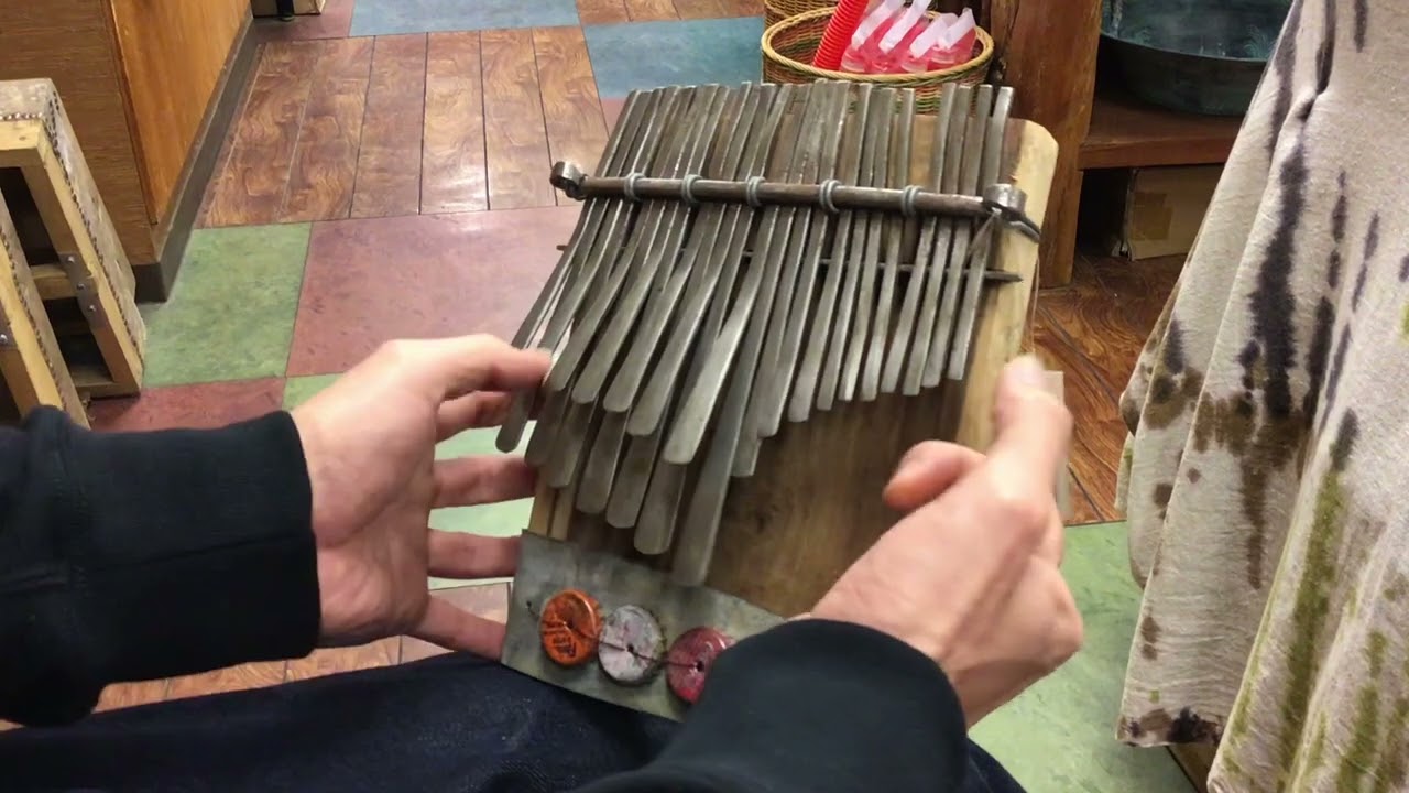 試奏動画です) Mbira ムビラ Mukucha Murevanhema製作 （C）nyuchi