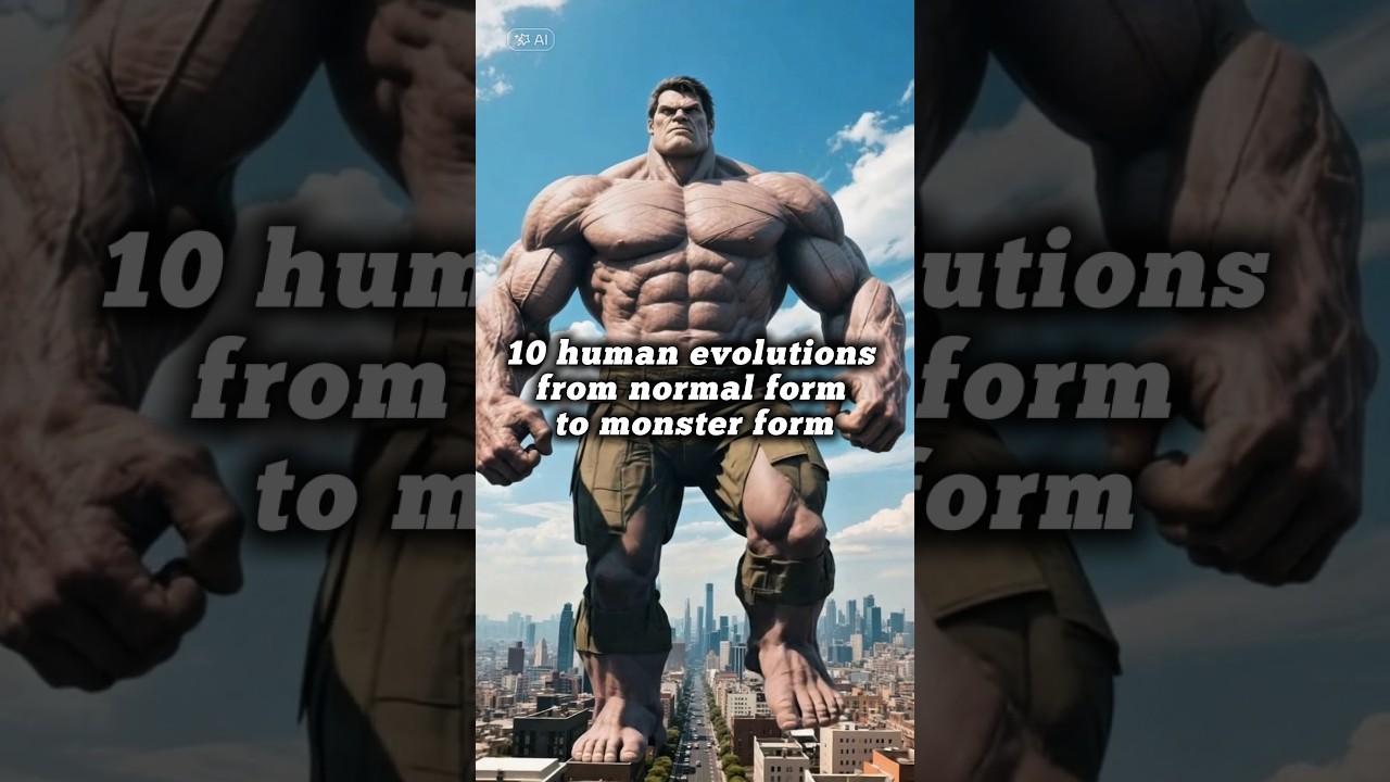 10 Human Evolution from Normal Form to Monster Shape 