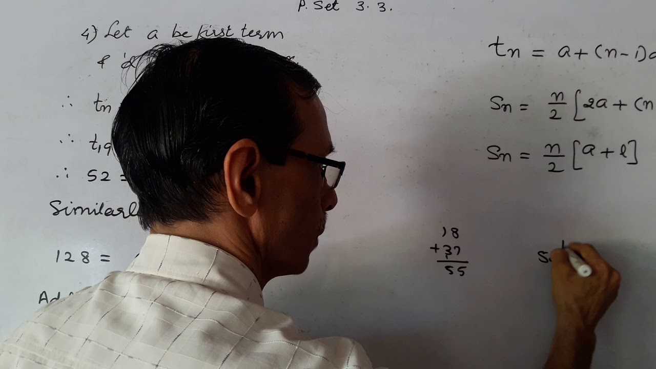 Examples based on Arithmetic Progression- part 2 - YouTube