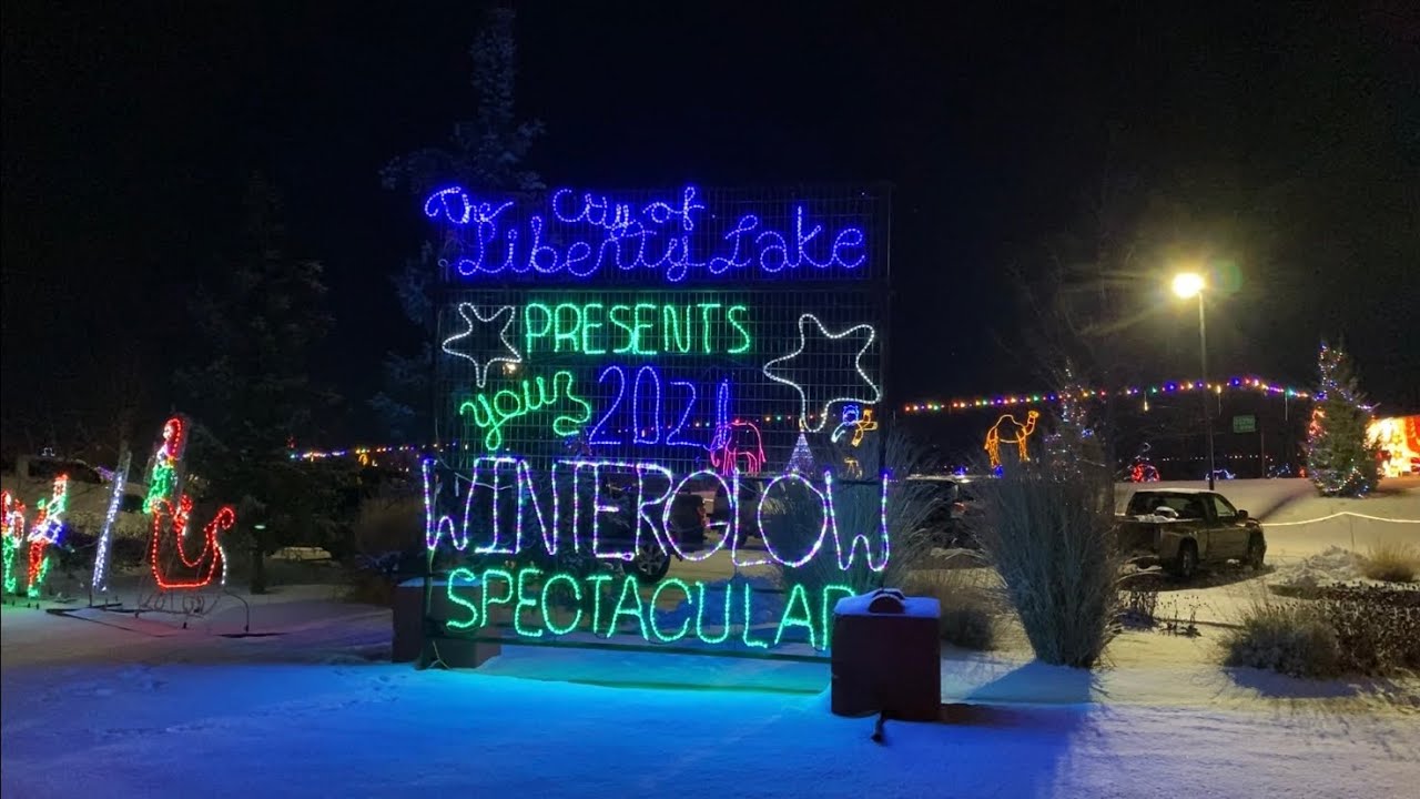 HUGE Christmas Lights Display! Winter Glow Spectacular 2021 Liberty
