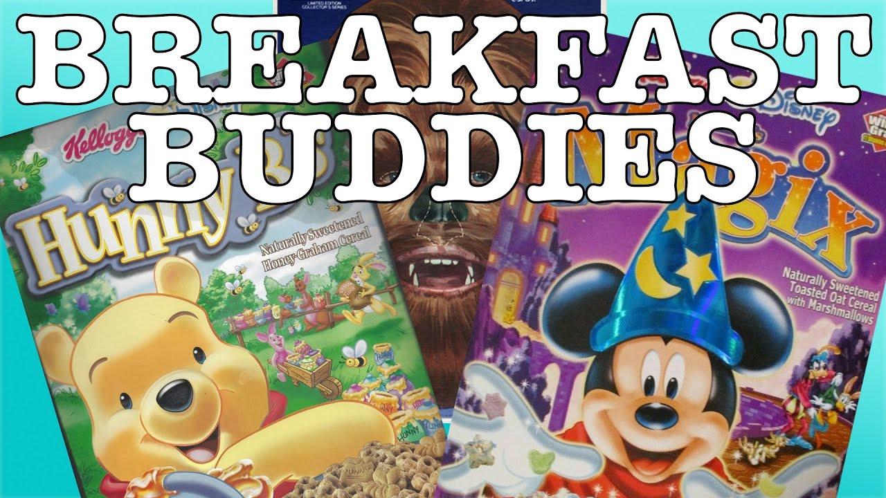 Disney Cereal Boxes and Other Breakfast Buddies YouTube