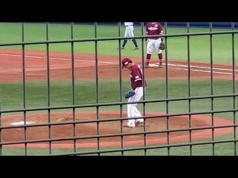 20220428　釜田佳直 投球練習　6回ｳﾗ　東北楽天ｺﾞｰﾙﾃﾞﾝｲｰｸﾞﾙｽ2軍　中継ぎ@横須賀ｽﾀｼﾞｱﾑ［ﾌｧｰﾑ ｲｰｽﾀﾝ･ﾘｰｸﾞ］ｽｶｽﾀ