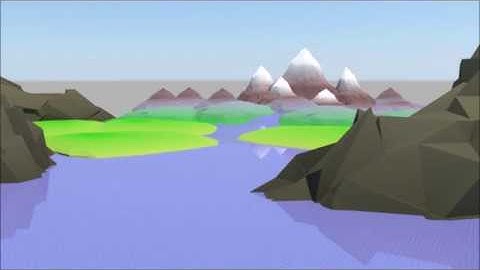3d modeling low Poly Landscape (Autodesk Maya Tutorial)