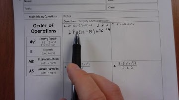 Unit 1 HW 2 Expressions and Operations Part 1