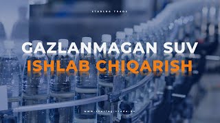 Gazlanmagan suv ishlab chiqarish liniyasi