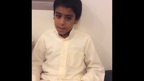 تلاوة نادرة للطفل أنس الشهاب " تلاوة مبكية جداً ومؤثرة "