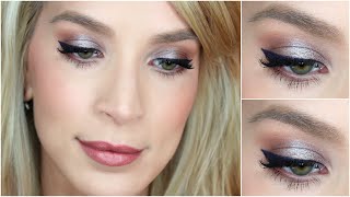 Spring Makeup Tutorial: Foiled Lavender Winged Liner Look | LeighAnnSays