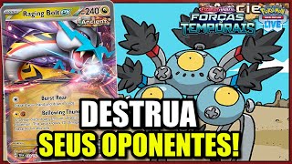 DECK GRATUITO DO PASSE DE BATALHA: RAGING BOLT EX DOMINANDO NA RANQUEADA | POKÉMON TCG LIVE