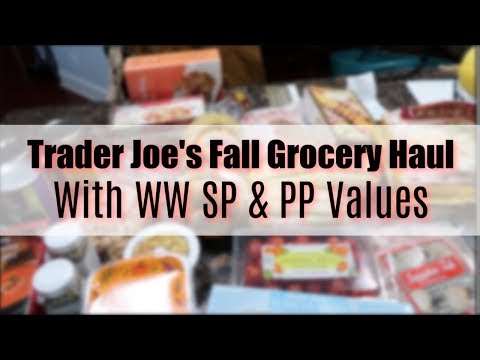 Trader Joe's Fall Haul (With WW Smart Points & Points Plus Values)