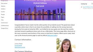 ENG 115 Hybrid Course Tour