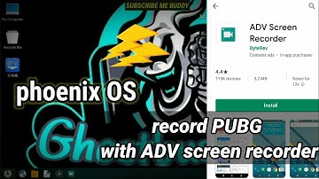 Screen recorder for Phoenix OS | record any game and PUBG