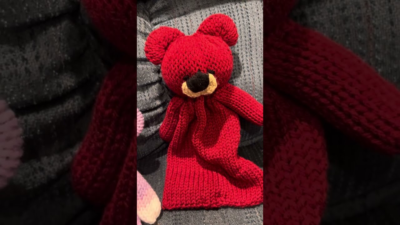 Addi 22 Knitting Machine bear Lovies or cuddle quilts