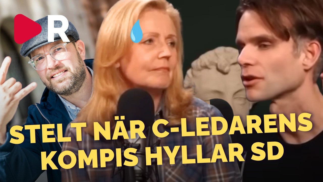 Stela stämningen när SD hyllas av Centerledarens parhäst