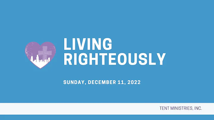 "Living Righteously" with Pastor Lillian Ayala | T...