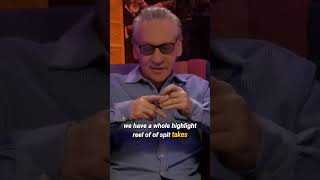 Bill Maher The Art of the Spit Take on Live TV!