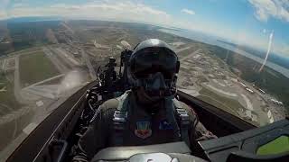 Inside the Cockpit: F-22 Vertical Climb ! F-22 Raptor Defies Gravity