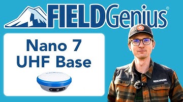 How To: Nano 7 UHF Base Setup | Bench Mark & FieldGenius