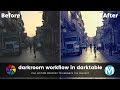 How to edit a photo in darktable enhancing the subject - the darkroom workflow