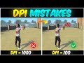 Top 5 Dpi Mistakes Garena Free Fire [Hindi] | Perfect Dpi Free Fire | What Is Dpi & How To Use Dpi