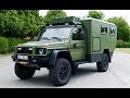 Mercedes 4x4 camping vehicle tour