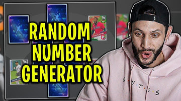 I USED A RANDOM NUMBER GENERATOR TO BUILD MY RANKED SEASONS TEAM! MLB The Show 21