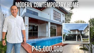 House Tour 299 | Pleasing Modern Contemporary House For Sale in Havila Township, Antipolo