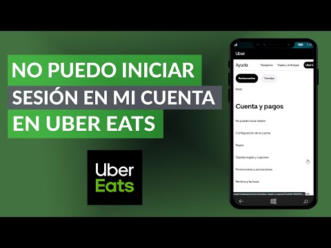 UBER EATS: No puedo iniciar sesión en mi cuenta - Solución fácil