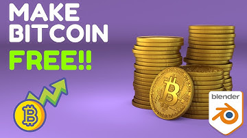 Make Free Bitcoin in 10 minutes! Using Blender | #tutorial #bitcoin