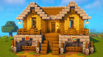 2 Player Survival Base for Minecraft [Tutorial]