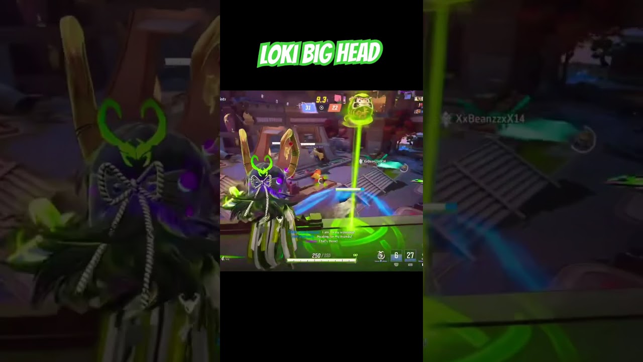 Lord Loki Going Off Big Heads #marvelrivals#brainblast new game mode