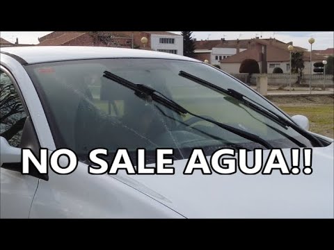 NO sale AGUA del limpiaparabrisas del Auto? - Aquí te muestro una SOLUCION  Simple y Económica 