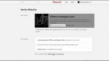 How to Verify Pinterst with Your WordPress or SquareSpace Site Using Meta Tags