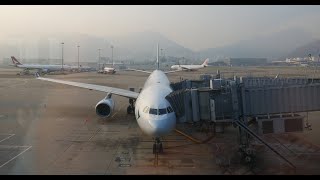 Cathay Pacific A330-300 Cx921 Boarding, Taxi & Take Off Hkg To Ceb Part 1 Of 2