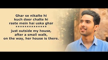 Thumbnail of Ghar se Nikalte Hi Lyrics Translation Armaan Malik