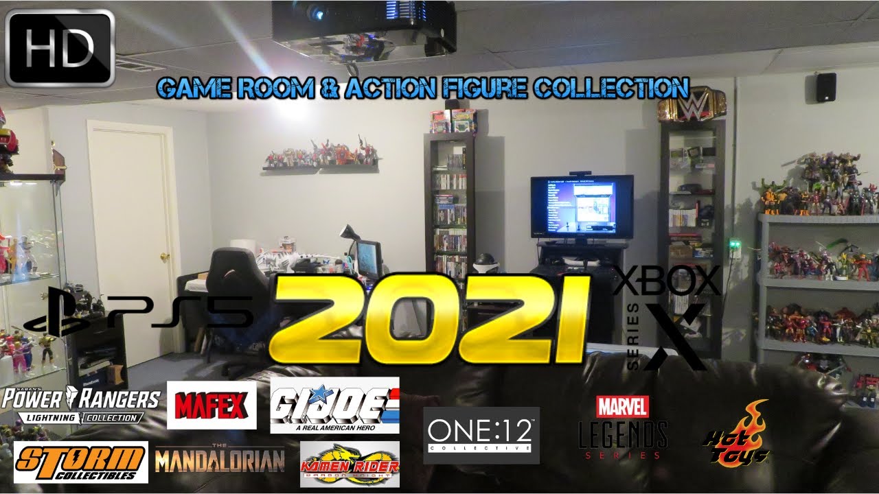 Xbox Collection Figure Setup MY 2021 Action Figure Collection and Video Game Room Tour - YouTube