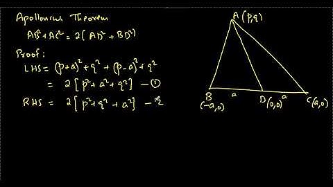 CG/010 Apollonius Theorem and Median Lengths