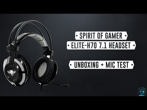 Spirit of Gamer Elite-H70 Gaming Headset [Unboxing + Mic Test]