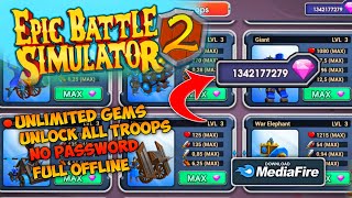 EPIC BATTLE SIMULATOR 2 MOD APK TERBARU 2023 | Unlimited Gems Unlock All Versi 1.6.71 screenshot 3