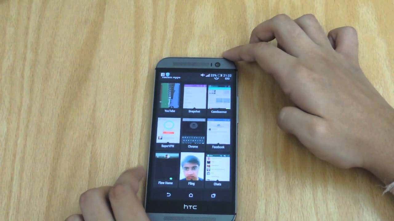 Android Lollipop On The Htc One M8 Youtube