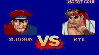 Street Fighter II' Champion Edition (Arcade 1CC Hardest Difficulty) - M. Bison Playthrough