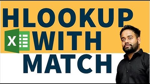 Hlookup With Match In Excel | Match Function | Excel Life - Amit Kumar