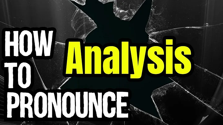 How To Pronounce Analysis? (CORRECTLY) Meaning & Pronunciation