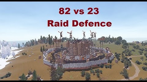 Biggest Rust Raid Defense - 1600 rockets