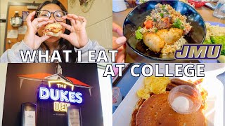 WHAT I EAT AT COLLEGE | JMU dining halls!!