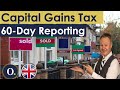 Property Capital Gains Tax 30 day reporting to HMRC