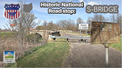 Historic National Road stop: S-Bridge, near Old Washington, Ohio