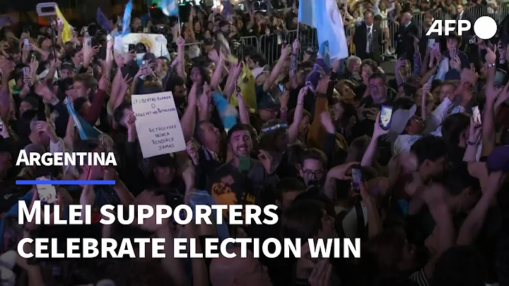 Supporters of Argentina's Milei celebrate election win outside party's headquarters | AFP