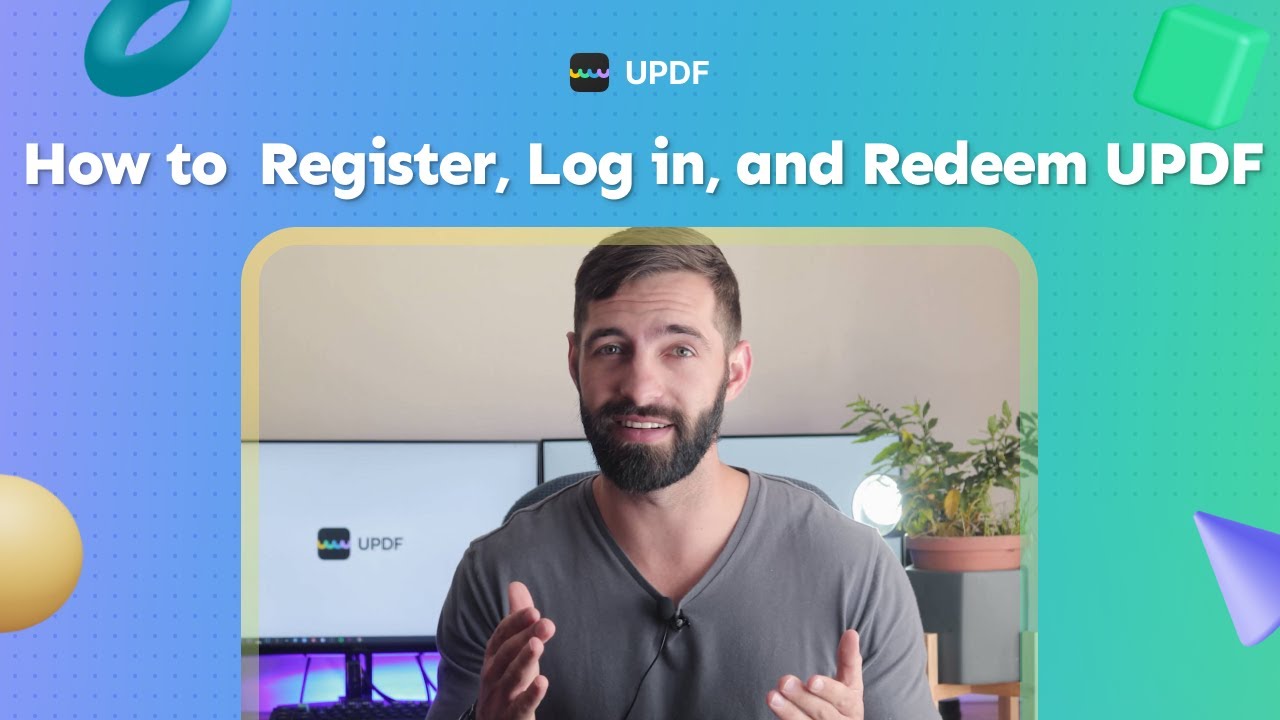 How to Register, Log in, and Redeem UPDF
