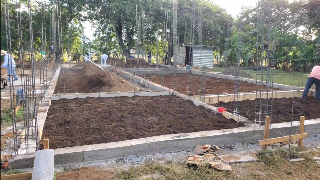 proceso de cimentación del proyecto Ojo de Agua